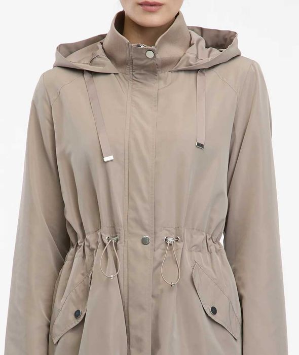 Geaca dama Parka, masura S/36, nou cu eticheta, gri deschis