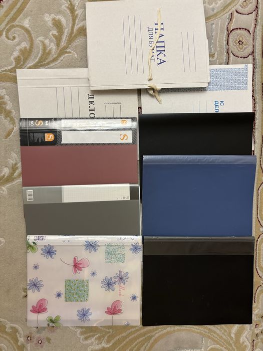 Новые папки, скоросшиватели