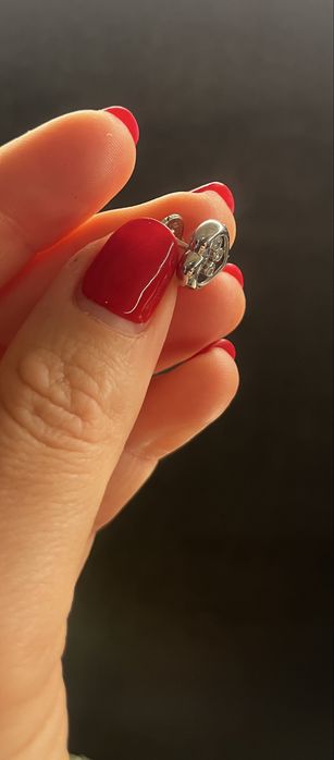 Chopard Happy Diamonds обеци бяло злато и диаманти, със сертификат и оригинална кутия, отлични