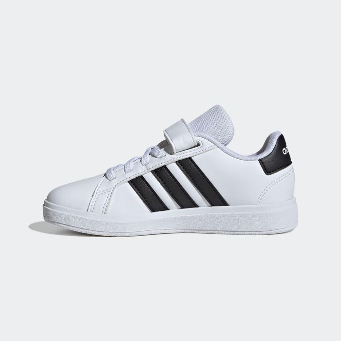 Încălțăminte Adidas Grand Court Negru-Alb - produs resigilat Decathlon
