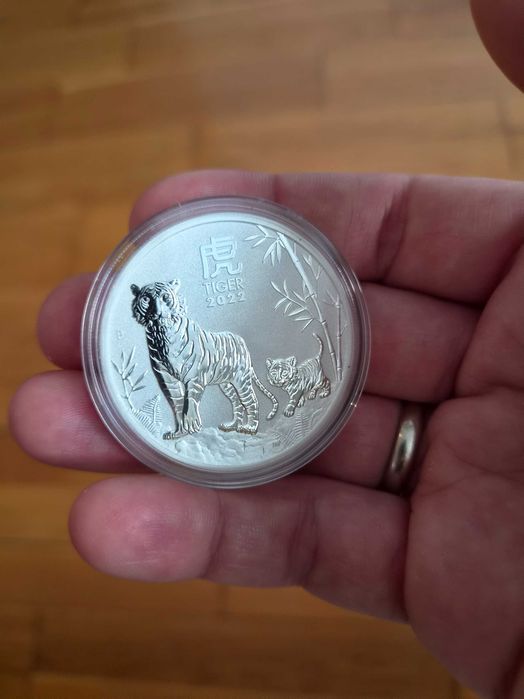 сребърни монети  Lunar II Horse, Tiger, Ox от 1 унция