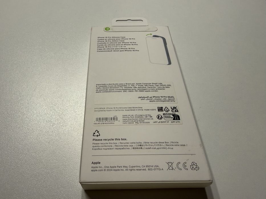 Husa Originala Iphone 16 Pro Grey