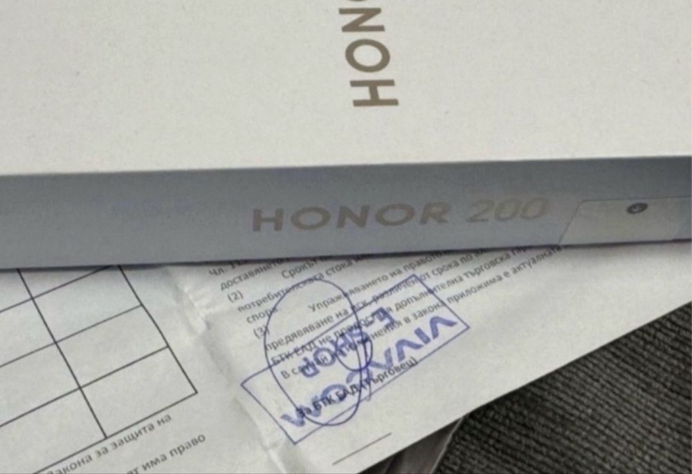 КАТО НОВ 512GB Honor 200 Vivacom Гаранция 2026 Black | Черен