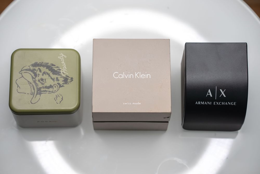 Ceas  Armani Exchange , Calvin Klein, Fossil - Colectie personală