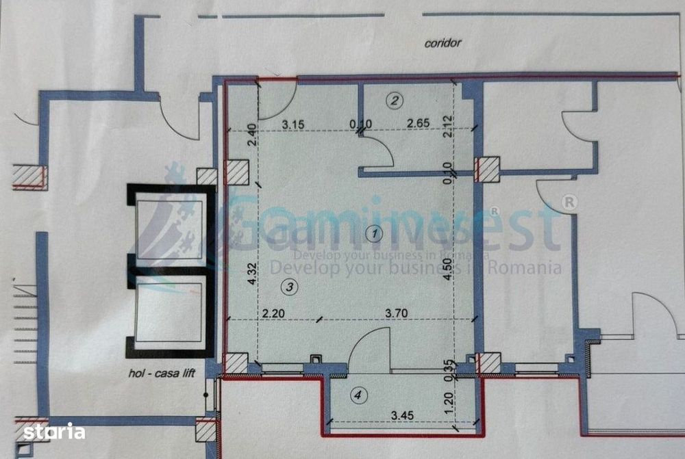 Apartament de inchiriat in Oradea, tip studio in Iosia, GaminvestA2311