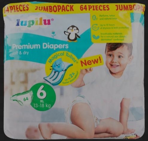Scutece Pampers Lupilu Nr 6. Nou