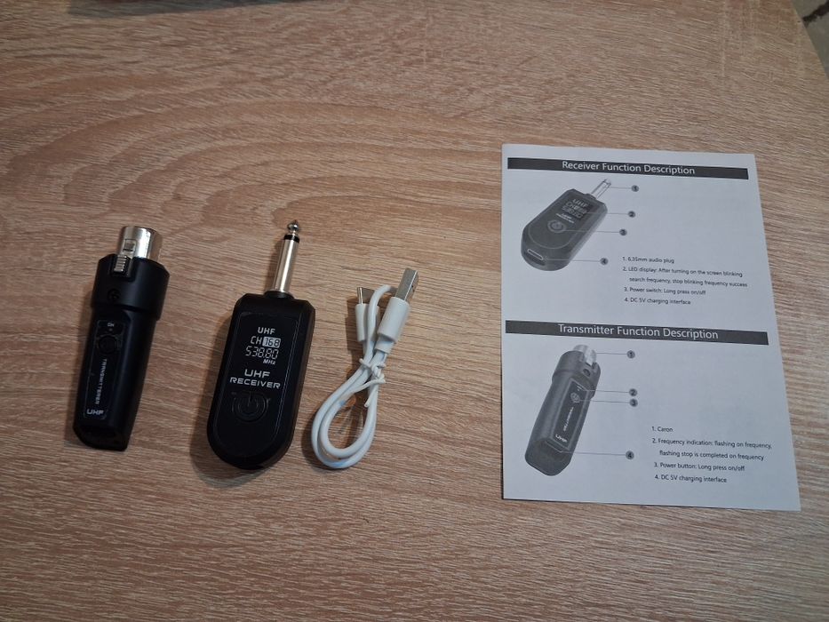 Vind transmitator wirles microfon