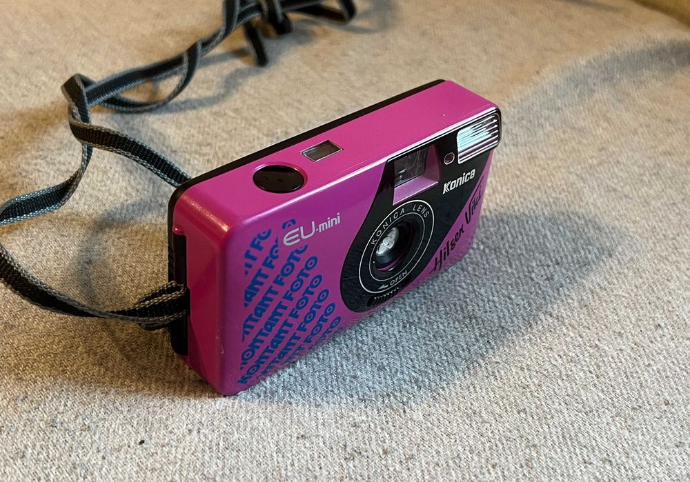 Aparat foto Konica EU-mini Hilsen Vilt colectie  Made in Japan