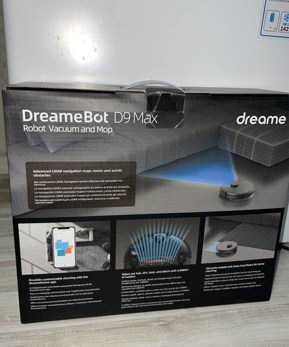 Робот пылесос DreameBot D9 max RLS5-BL1