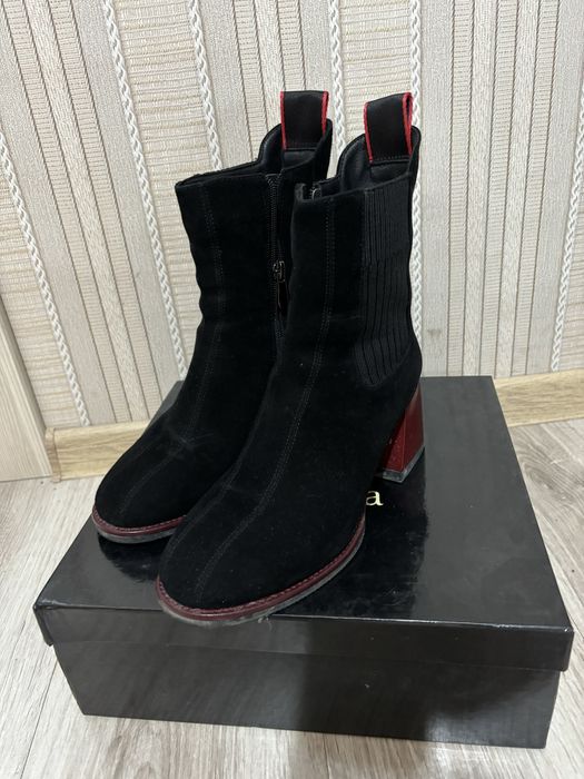 Зимняя обувь на каблуке