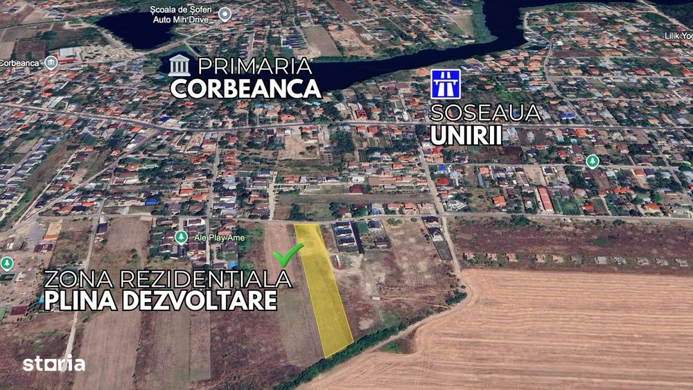 Teren Intravilan – 5.187mp – Corbeanca – P+2E+M