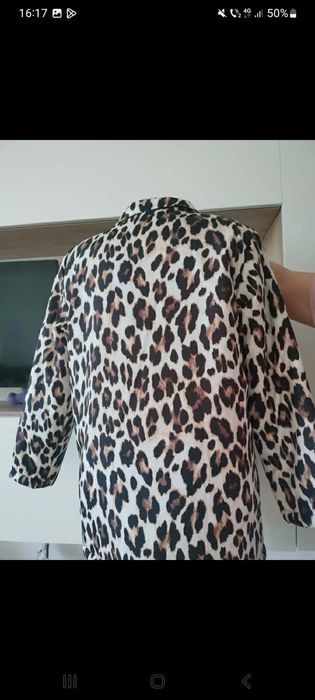 Geaca leopard primăvară nouă cu etichetă mărime 44/46