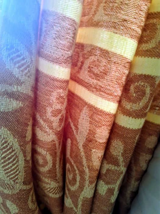 Кухонные шторы лён