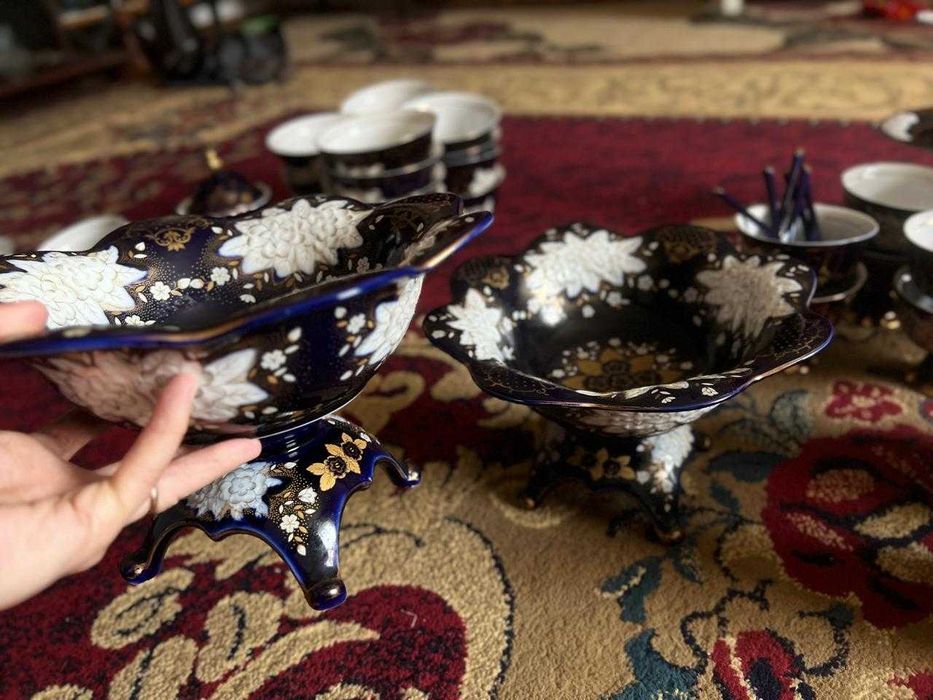 Посуда мадонна и хрустальный посуды