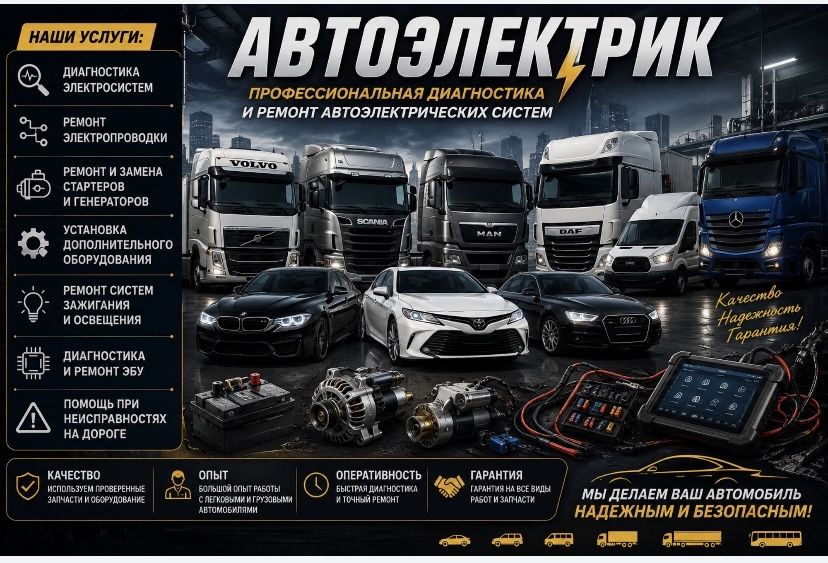 АВТО электрик на вызед