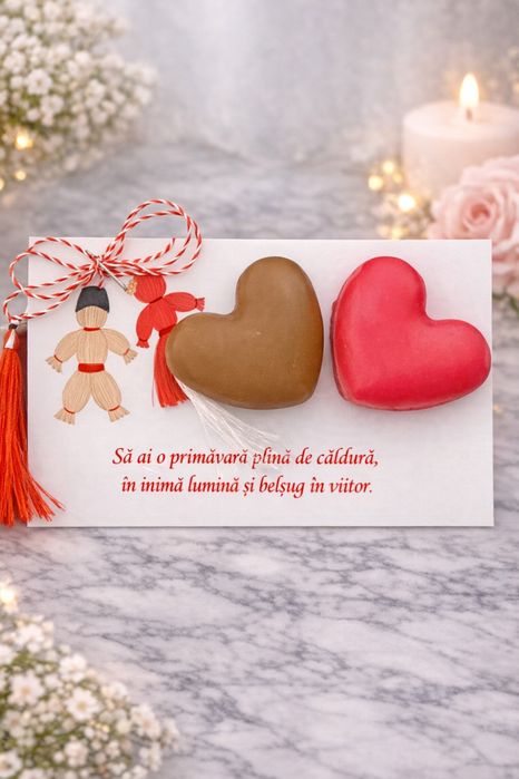 Martisoare parfumate din ceara de soia