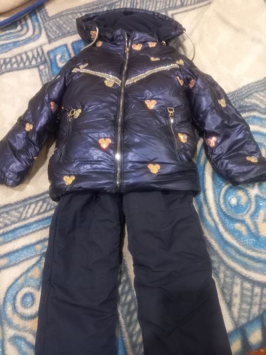 Зимний комбез для девочки