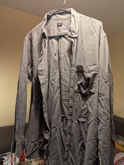Рубашка мужская Uniqlo