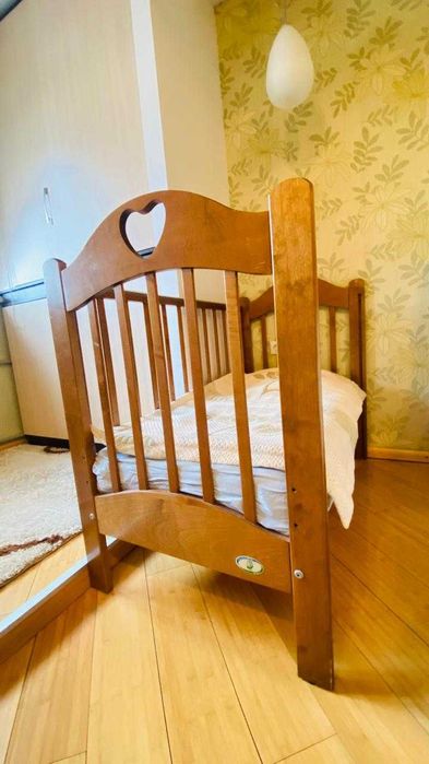 манеж деревянный