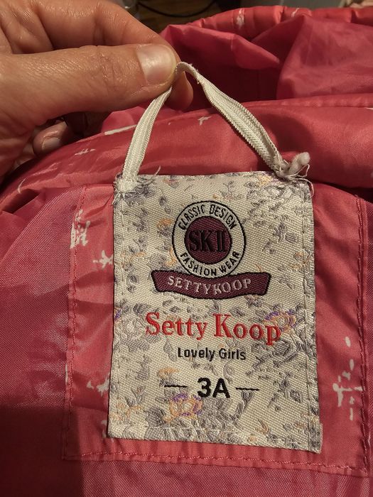 Geacă roz fetițe 3 ani