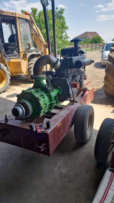 Motopompa caprari si motor lombardini 5 pistoane