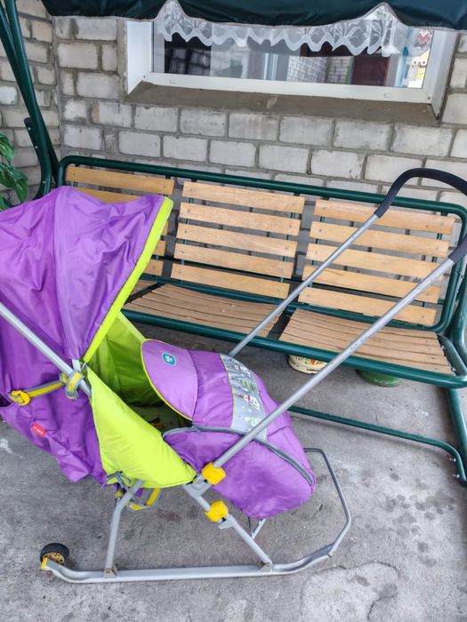 Продам сани-коляску