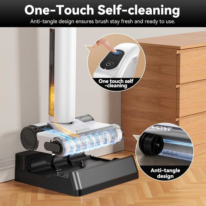 JONR S20 Pro Безжична прахосмукачка за мокро и сухо почистване