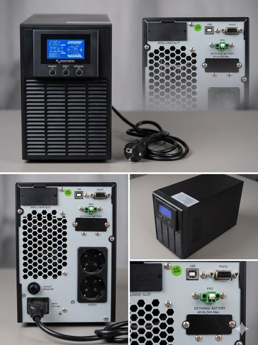 UPS profesional Powertronix 2000VA/1800W  dublă conversie  (online)