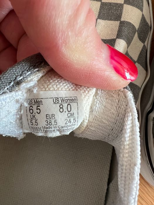 VANS, 38,5 номер, кецове сив цвят