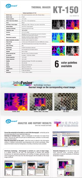 Thermal Imager KT-150 / Camera de termoviziune KT-150