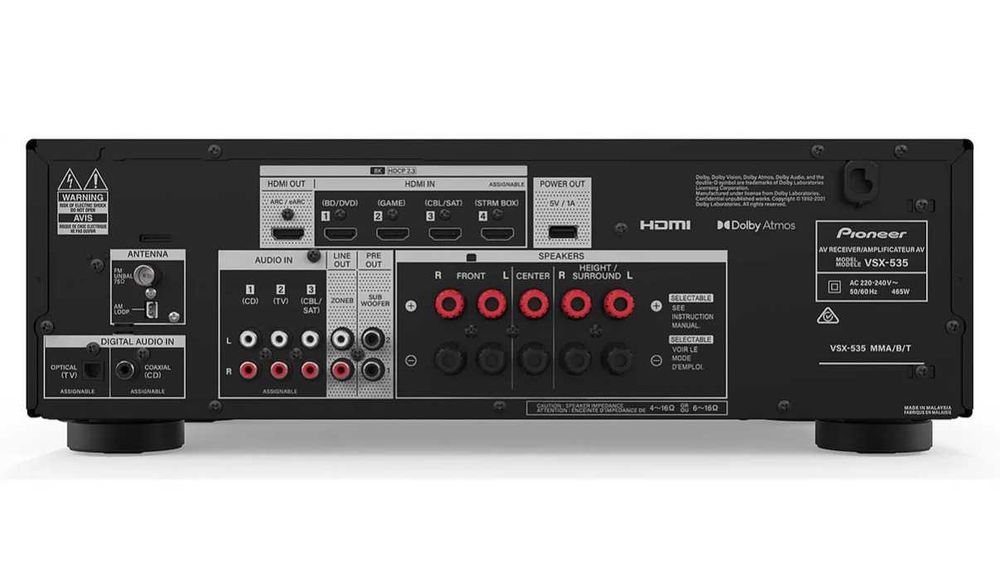 Receiver Pioneer VSX-535 DAB - Nou cu Garantie