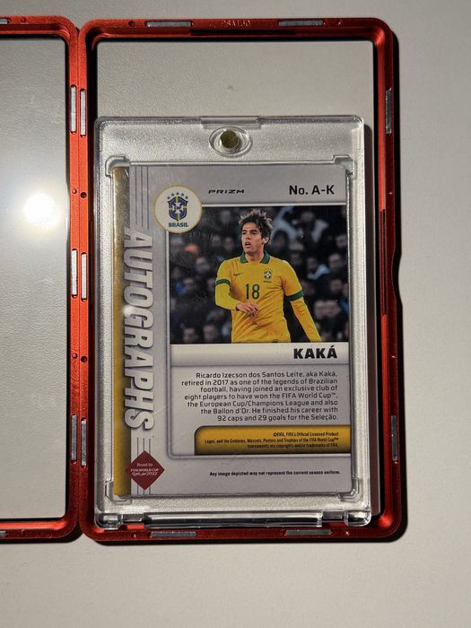 card Kaka numerotat si autograf