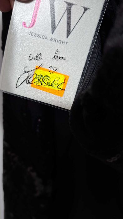 JW Jessica Wright  дантелена с V-деколте и прозрачна горна част EU 40