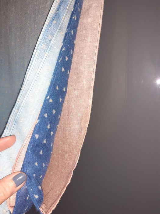 Esarfa/șal circular in culori pastel