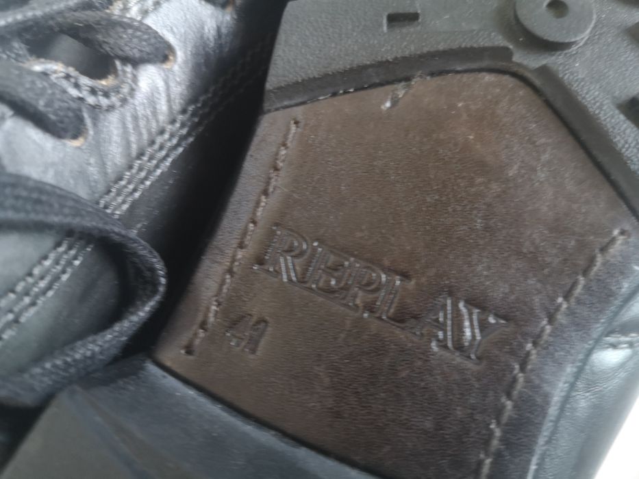 Replay, мъжки обувки естествена кожа, номер 41