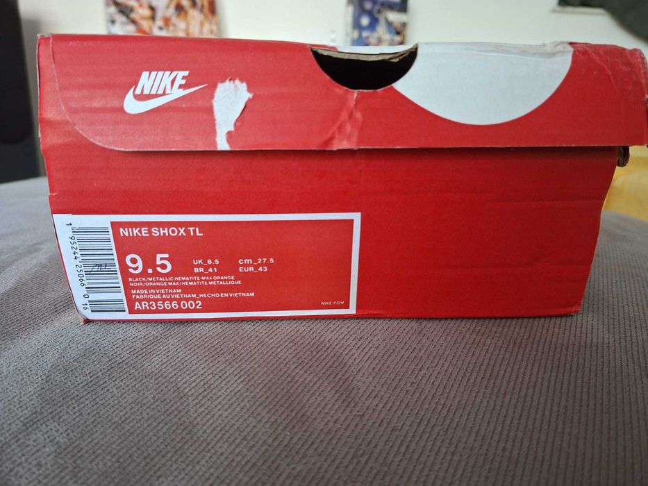 Vand adidasi Sneakers Nike Shox TL triple black, mărimea 43, noi nepurtați, in cutia originala