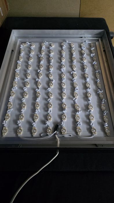 Panou iluminare LED SMD alb rece[retail professional] rama aluminiu ex