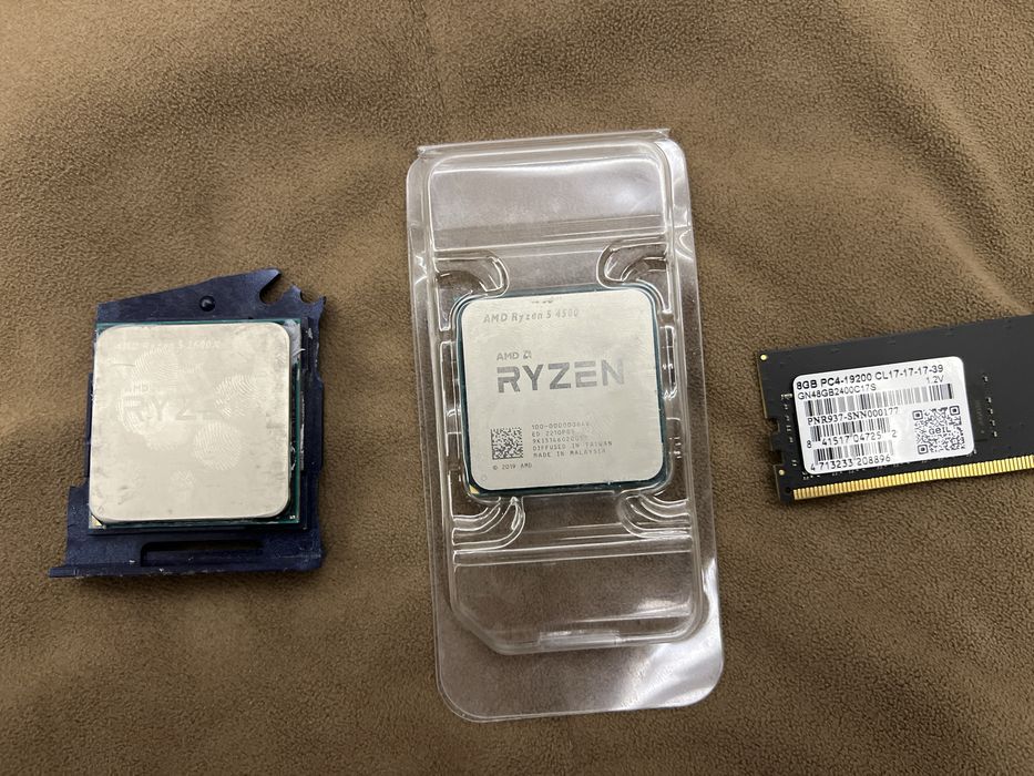 Продам комплектующие для пк ryzen 5, ddr4