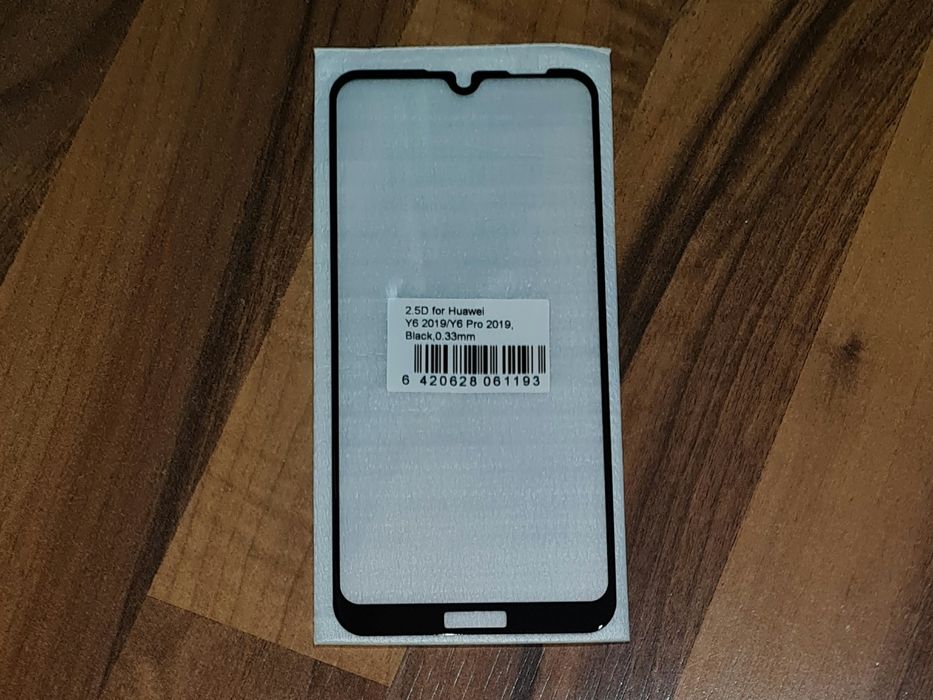Folie sticla full cover originala Lemontti Huawei Y6 Y6s Y6 Pro 2019