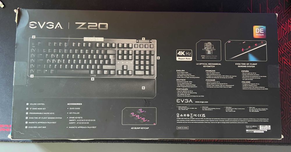 Tastatura  Mecanica EVGA Z20