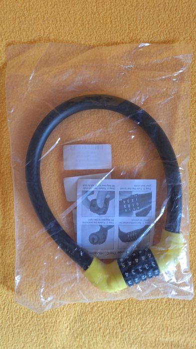 Катинар за велосипед/мотоциклет/скутер с 5-цифрен код - НОВ