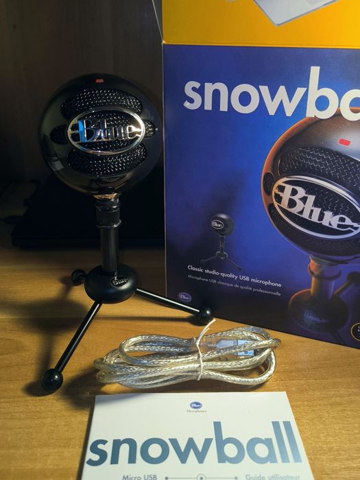 Microfon snowball usb Logitech Blue (nu ice)