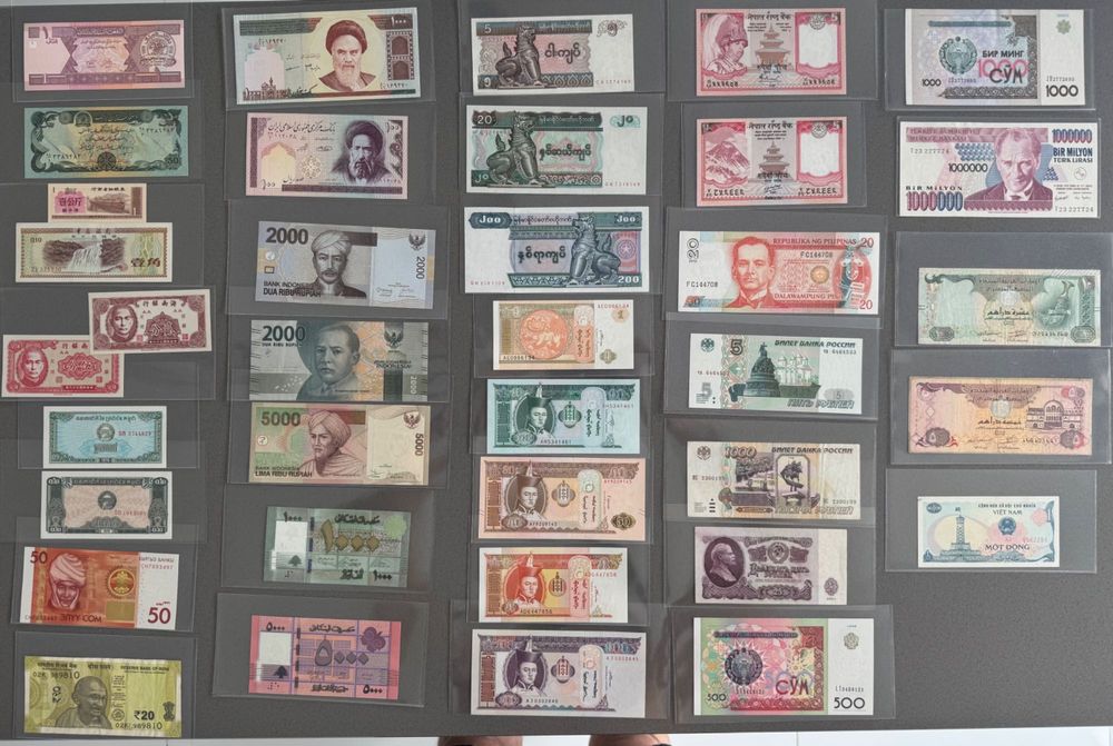 Lot Bancnote UNC Europa/Africa/Asia/America/Oceania