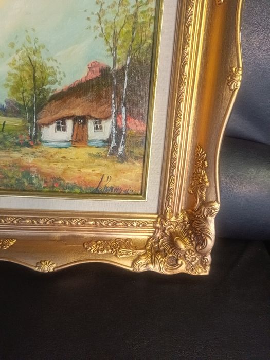 Барокова картина масло върху платно
