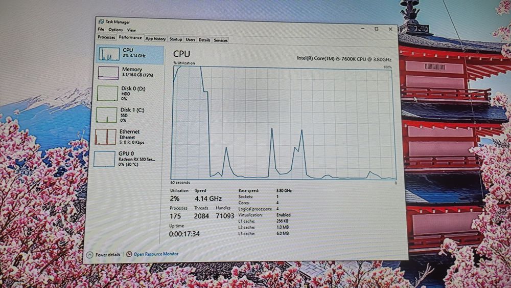 PC Gaming 1080p – i5-7600K, RX 580 8GB, 16GB RAM, SSD+HDD