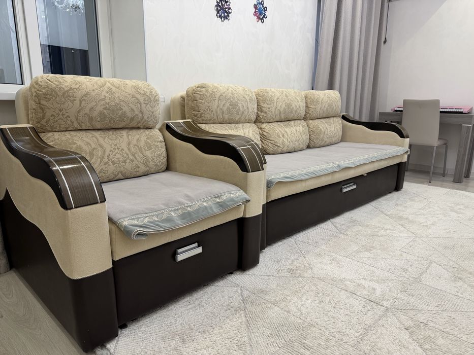 Срочно продам диван кресло софу