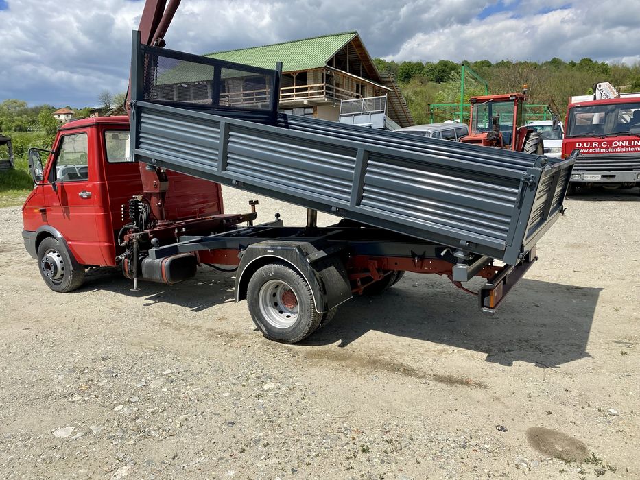 Iveco 59c12 2.8 turbo 120CP basculabil cutie macara 1.5T Italia