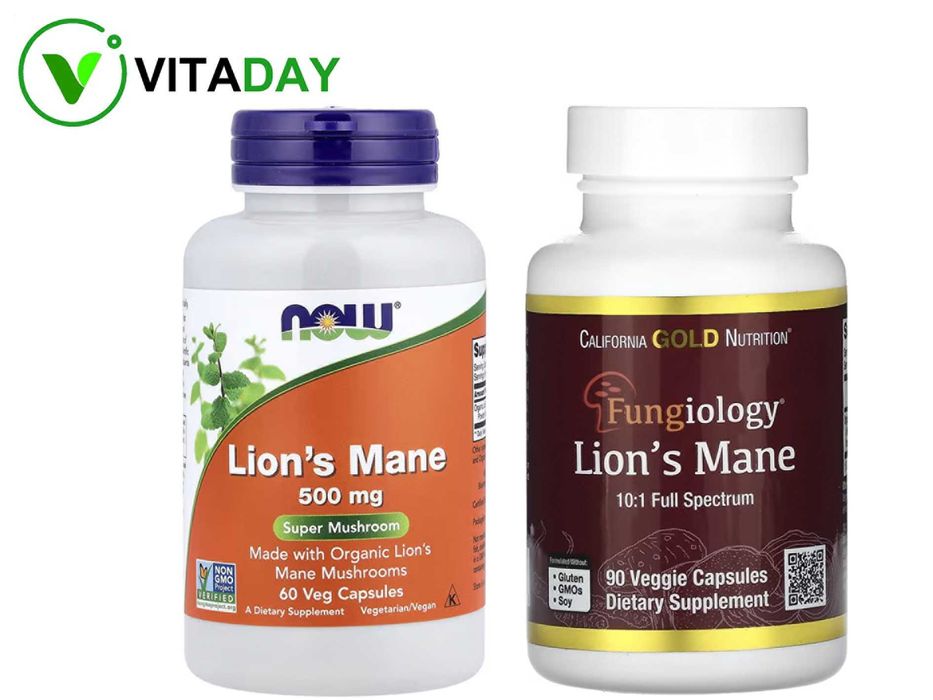 NOW Foods Lion's Mane ежовик гребенчатый львиная грива