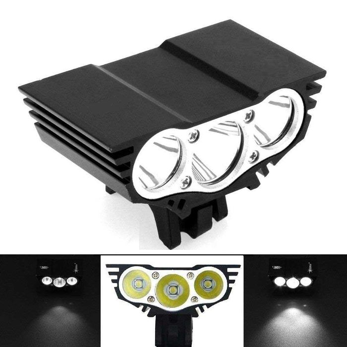 Мощная фара 30W 2500Lm фонарик для вашего электро самоката