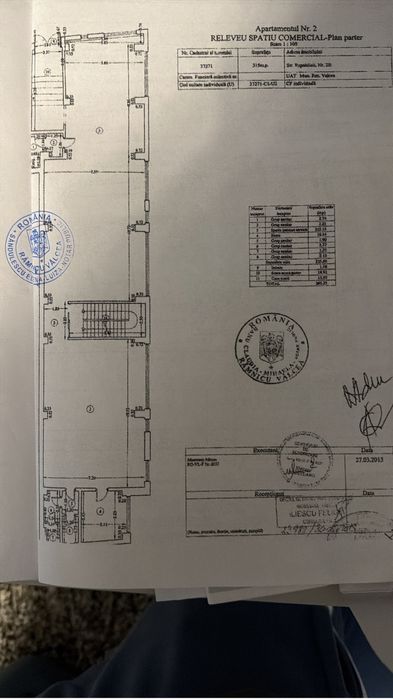 Spațiu comercial de închiriat – 235 mp utili – Vizavi de Spitalul Județean Vâlcea